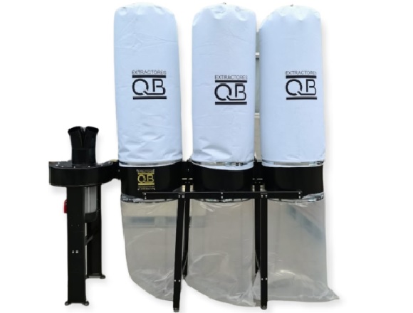 Colector de polvo Dust QB 6. 380 volt. 5 HP. 4560 m3h.  94 kg