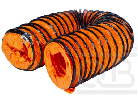 Ducto minero acople rapido DuQ 20 cm Ø x 5m espiral continuo